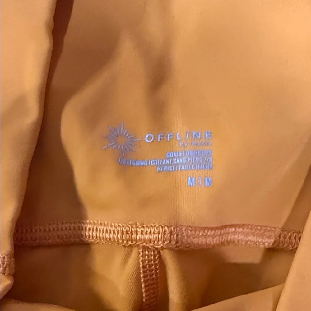 Aerie Bright Orange Leggings - Picture 2 of 3